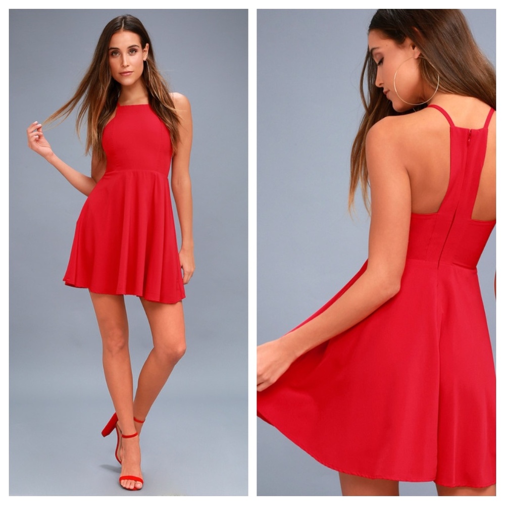 NWT - Red Skater Dress
